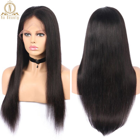 180 Density Pre Plucked Full Lace Human Hair Wigs Glueless Full Lace Wig Human Hair 13x6 Lace Straight Wigs For Black Women Remy
