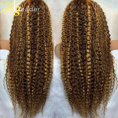 Pre-plucked Human Hair Lace Front Wig Highlight Straight 180% 13x6 Lace Frontal Wigs Curly Lace Frontal Wigs Swiss Lace