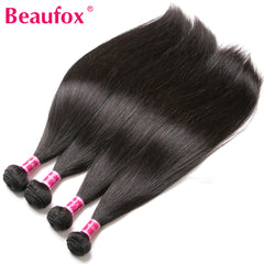 Peruvian Hair Bundles Straight Human Hair Weave Bundles Remy Hair Extension Natural Black 1/3/4 Pcs 8-30 Inches