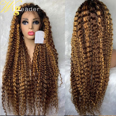 Pre-plucked Human Hair Lace Front Wig Highlight Straight 180% 13x6 Lace Frontal Wigs Curly Lace Frontal Wigs Swiss Lace