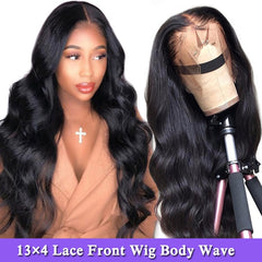 Lace Front Human Hair Wigs Peruvian Body Wave 13X4 Lace Frontal Remy 4X4 Lace Closure Wig