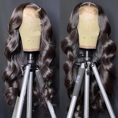 28 30 40 Inch Brazilian Body Wave 13x4 13x6 Lace Front Human Hair Wigs 4x4 5x5 Water Wave Closure Frontal Wig For Women