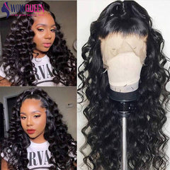 Loose Deep Wave Lace Front Wigs 13x6 Lace Front Human Hair Wigs Transparent Lace Wigs Remy 30 Inches Closure Wig For Women