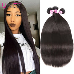 30 Inch Brazilian Bone Straight Hair Bundles 100% Human Hair Weave Bundles Straight Virgin Hair Extension 1/3/4 PCS