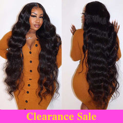 Body Wave Human Hair Transparent Lace Frontal Wig