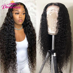 Princess 13x4/13x6 HD Transparent Lace Front Human Hair Wigs PrePlucked Brazilian Deep Wave Lace Frontal Wig with Baby Hair