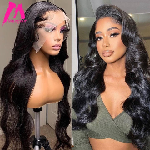 30 40 inch Body Wave Lace Wig 13x6 Lace Frontal Human Hair Wigs Brazilian Loose Water Wave 5x5 Lace Closure Wig