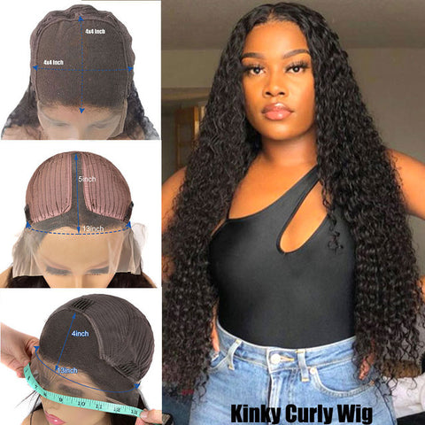 Water Wave Lace Wigs Transparent 13x4 Lace Front Wig Brazilian Water Wave Curly Human Hair Lace Wigs HD T Part Lace Front Wig