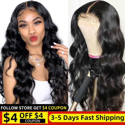 HD Transparent 13x6 Lace Front Human Hair Wigs Body Wave Brazilian Remy Wavy Human Hair Lace Frontal Wigs 4x4 5x5 Closure Wigs