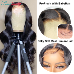 Body Wave Lace Front Wig 13x4 Human hair Closure wig Brazilian Hair 4X4 Frontal 180 Density wigs for women human hair