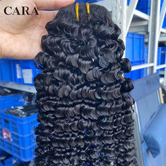 Brazilian Afro Kinky Curly Clip In Human Hair Extensions 3B 3C Virgin Human Hair Extensions Natural Black Full Head