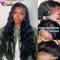 Loose Wave Lace Front Human Hair Wigs For Women Loose Deep Wave 13x4 HD Lace Frontal Wig 4x4 Lace Closure Wig Remy Pre Plucked