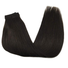 Ombre Fish Line Human Hair Extension Natural Remy Hair Balayage Straight Hairpiece