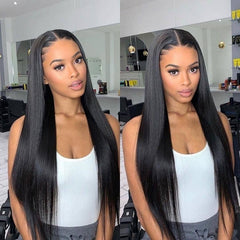 13x6 Hd Lace Frontal Wig 360 Hd Full Lace Wig Human Hair Wigs For Women Pre Plucked With Baby Hair 13x4 Straight Lace Front Wig