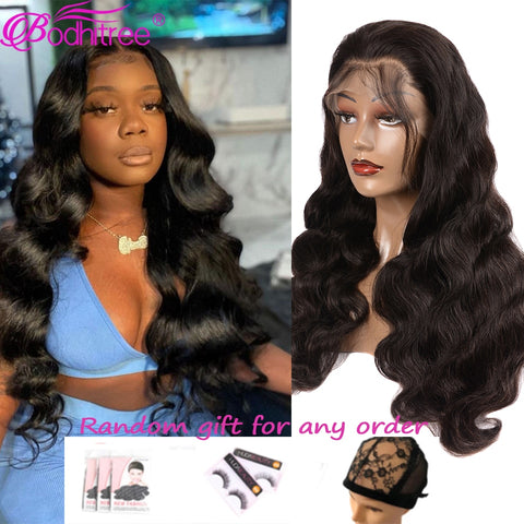 30 Inch Body Wave Lace Front Wig HD Transparent 13X6 Lace Frontal Wig Full End Virgin 10A Wavy Cheap Human Hair Wigs