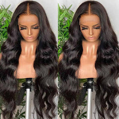 Body Wave Lace Front Wig 13x4 HD Transparent Lace Wigs 4x4 Lace Closure Wig Remy Brazilian Wavy Body Lace Front Human Hair Wigs