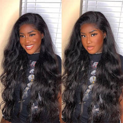 Body Wave Lace Front Wig 13x4 HD Transparent Lace Wigs 4x4 Lace Closure Wig Remy Brazilian Wavy Body Lace Front Human Hair Wigs