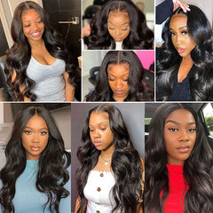 32Inch 360 HD Transparent Lace Frontal Wig Body Wave Lace Front Wigs For Women Human Hair Brazilian Natural Hair Wig Sale