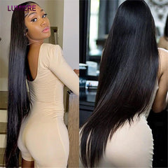 Natural Color Peruvian Bone Straight 100% Remy Clips In Human Hair Extension