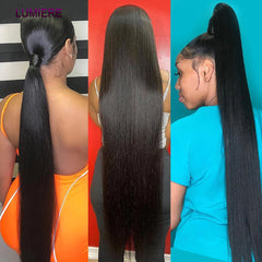 Natural Color Peruvian Bone Straight 100% Remy Clips In Human Hair Extension