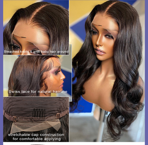 30 Inch Body Wave Lace Front Wigs for Women Human Hair 13x4 Hd Lace Frontal Wig Brazilian Body Wave Lace Front Human Hair Wigs